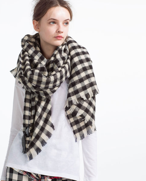 SMALL CHECK SCARF