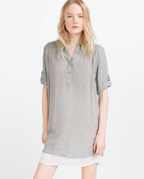 CONTRAST TUNIC