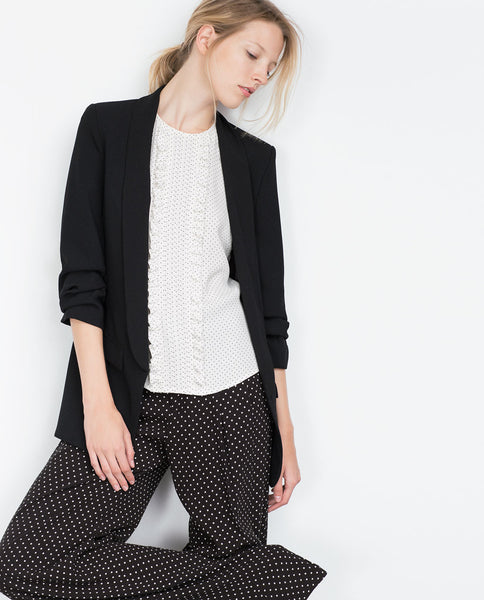 CREPE BLAZER