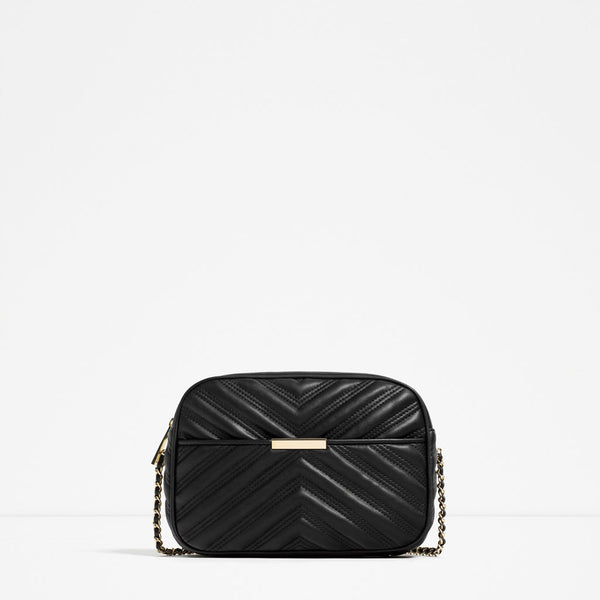 QUILTED CROSS BODY BAG