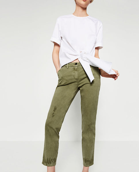 CHINO TROUSERS