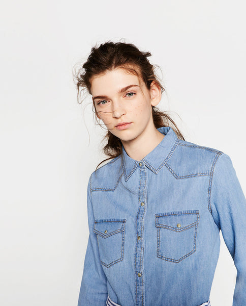 BASIC DENIM SHIRT