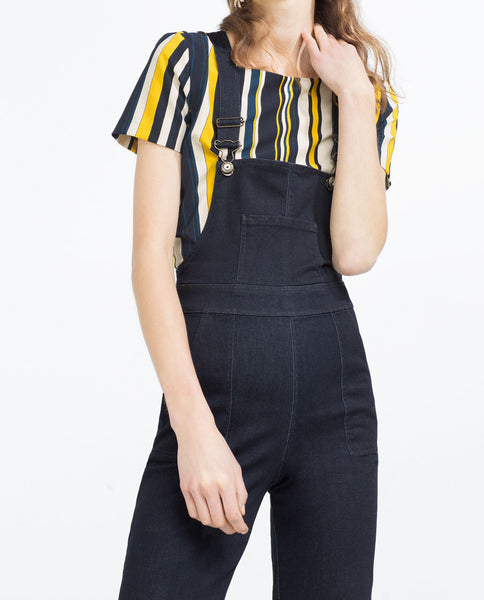 DENIM DUNGAREES